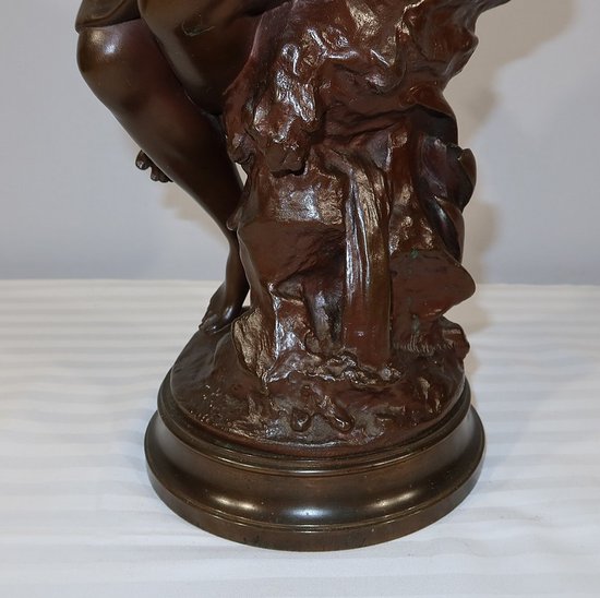 Bronzo "La Source", di M. Moreau - Metà del XIX secolo