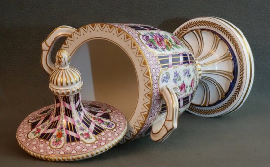 Pair Of Louis XVI Vases By Samson 19th century
