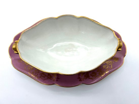 Ancienne saucière porcelaine de Paris Ed honoré Paris 19eme