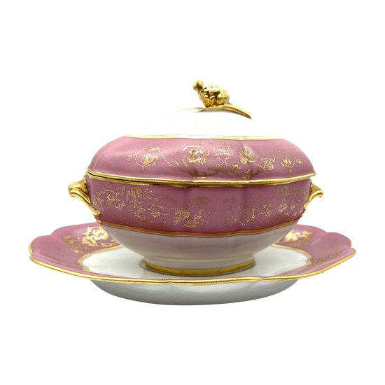 Ancienne saucière porcelaine de Paris Ed honoré Paris 19eme