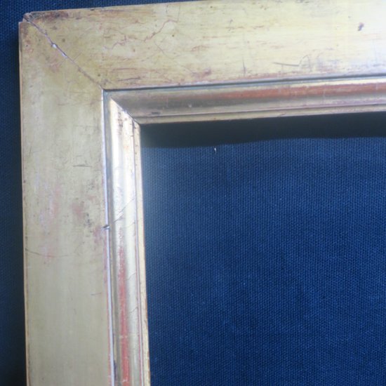 coppia di cornici in legno dorato XIX° secolo