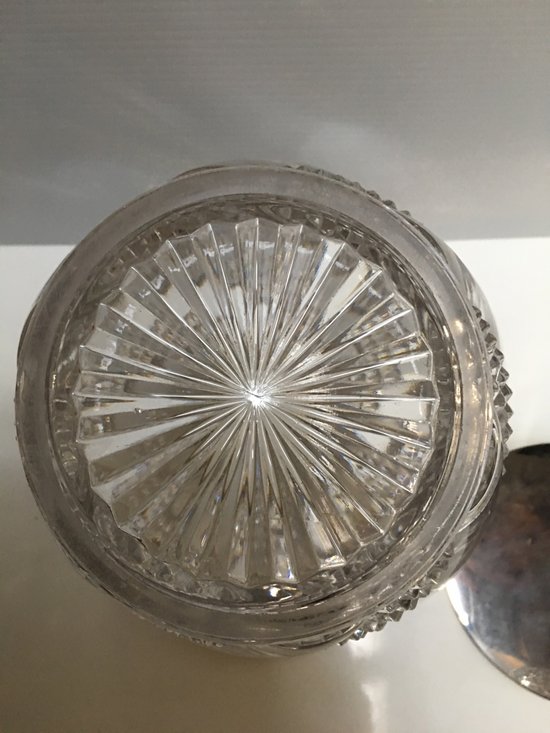BACCARAT cookie jar around 1900