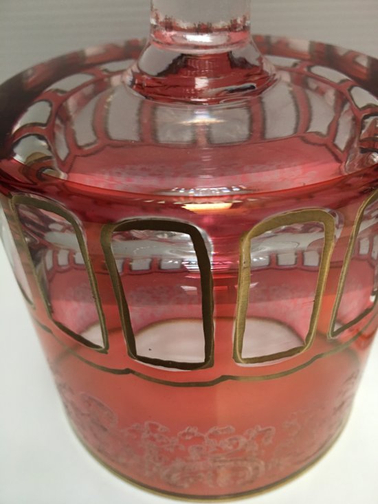 Pair of BOHEMIAN crystal vase