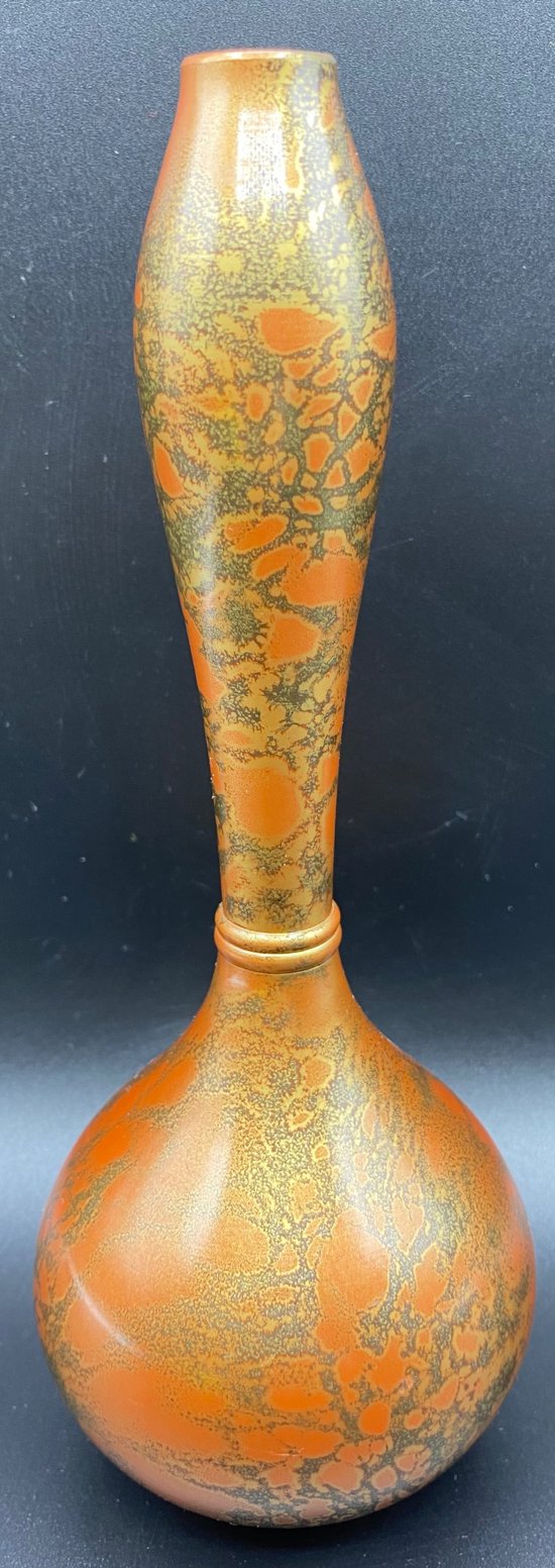 JAPANESE PATINATED BRONZE SOLIFLORE