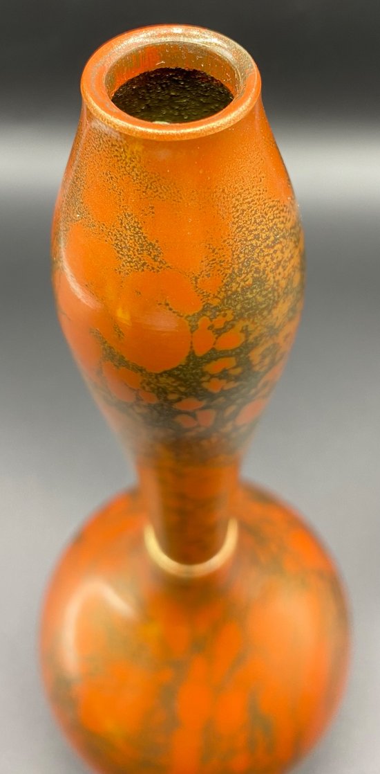 JAPANESE PATINATED BRONZE SOLIFLORE