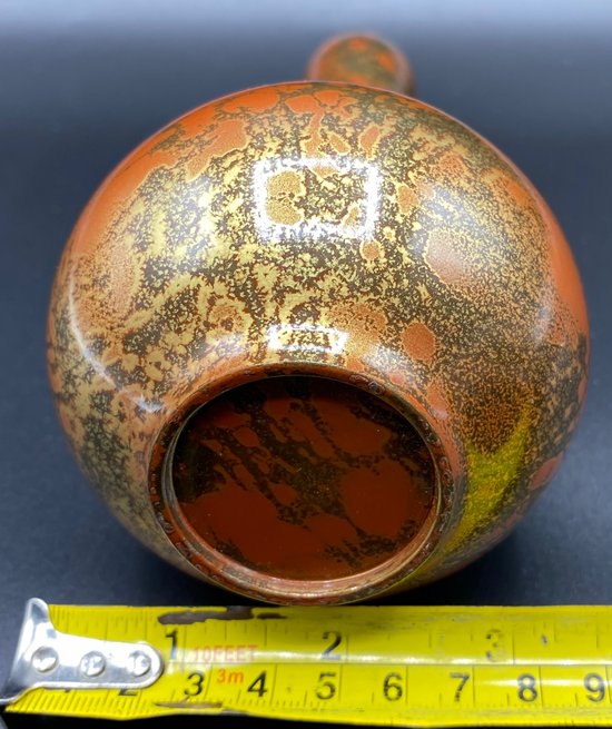 JAPANESE PATINATED BRONZE SOLIFLORE