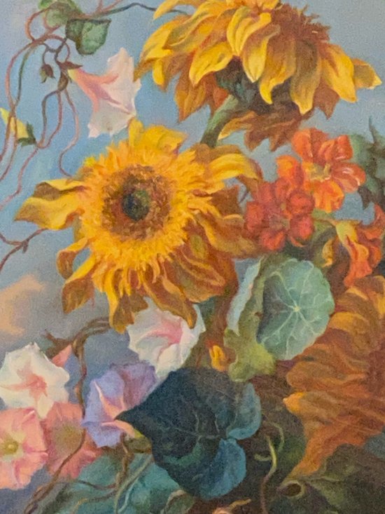 important pair of pastels XIX° in their gilded frame