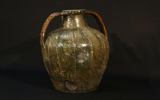 Brocca in terracotta smaltata, XVIII secolo