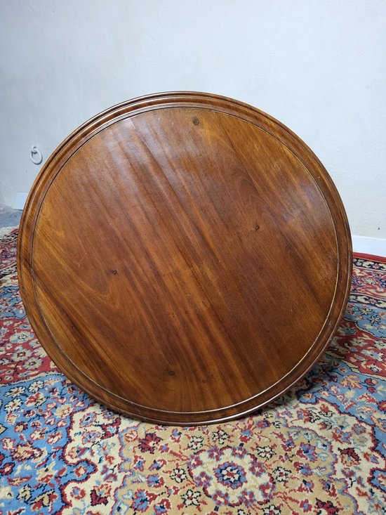 Table guéridon en acajou Louis Philippe