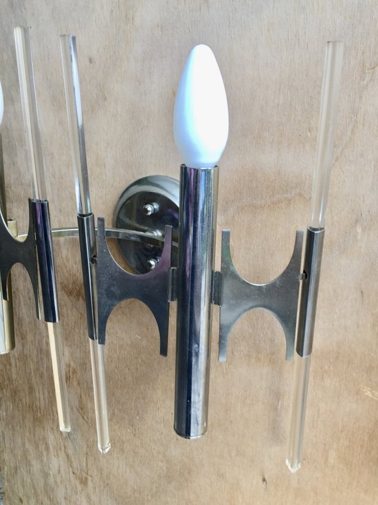 coppia di applique gaetano sciolari circa 70