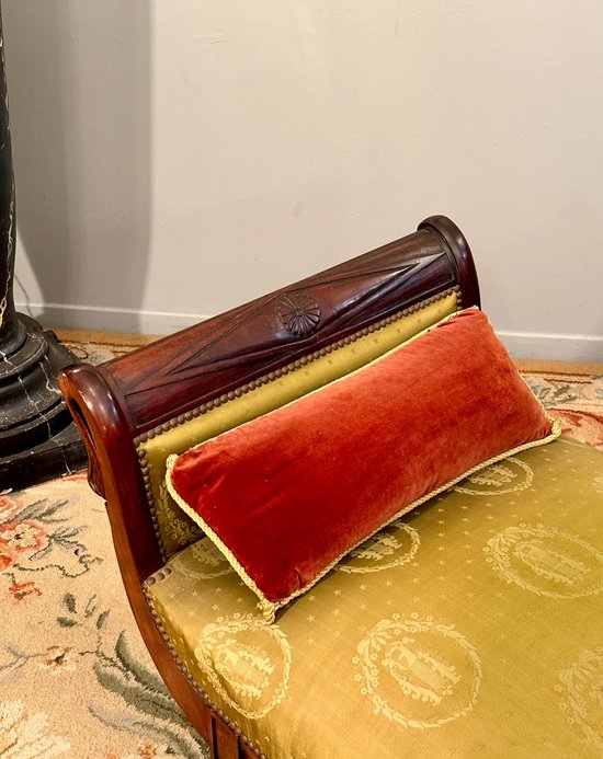 Jacob Frères, Letto Meridian Rest In Mogano Periodo Direttorio 1795 Circa