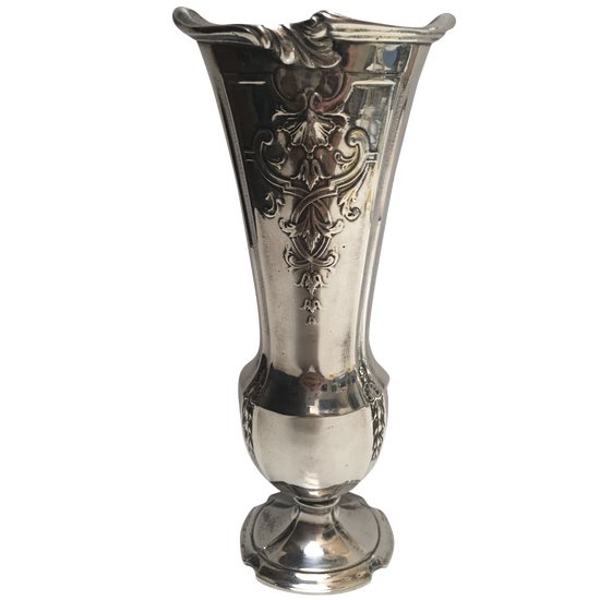 Vaso in metallo argentato di CHRISTOFLE 1900