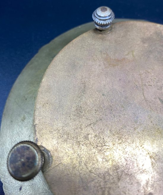 BRONZE AND PORCELAIN TRAY