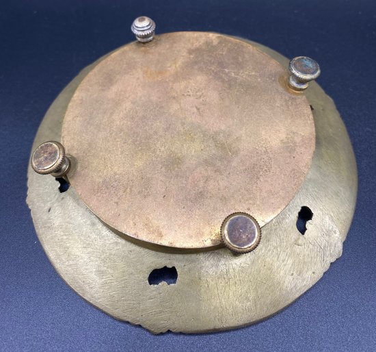 BRONZE AND PORCELAIN TRAY