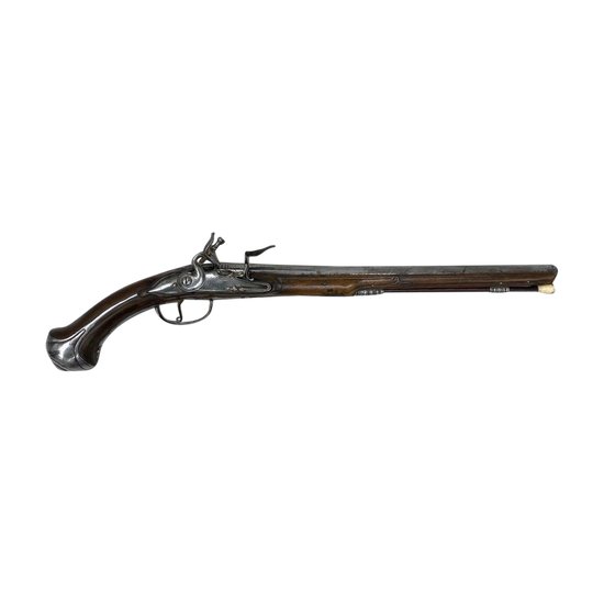 Flintlock pistol, signed P. POULCE à SEDAN - France - XVIIIth