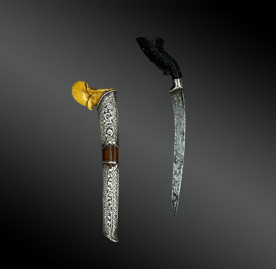 COUTEAU de type Sewar - Île de Sumatra, Indonésie -  XIXème siècle 
