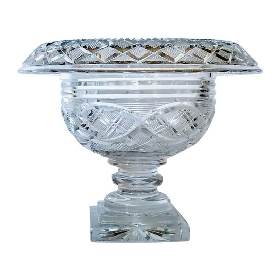 Cut crystal bowl, Charles X period