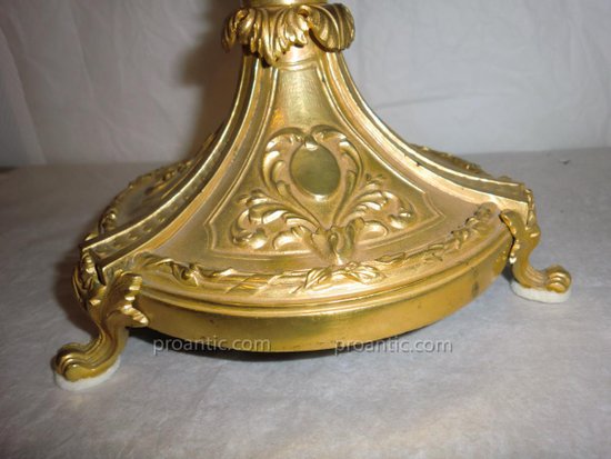 Coppia di candelabri d'epoca Napoleone III