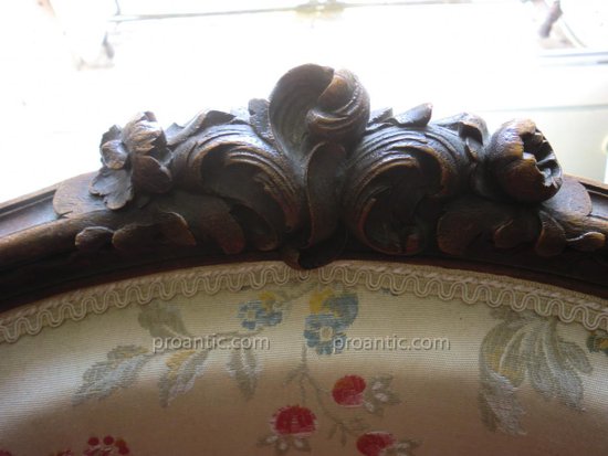 Paire De Fauteuils Louis XV 19ème