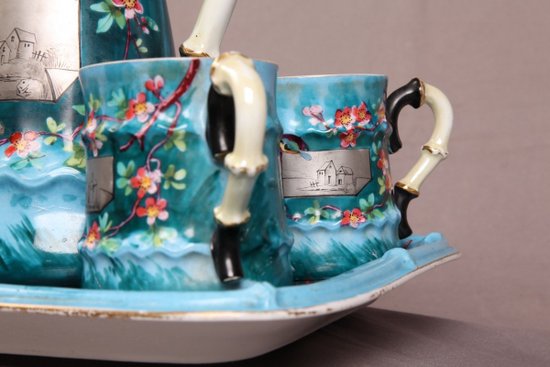 Service à Orangeade En Porcelaine Fin 19ème