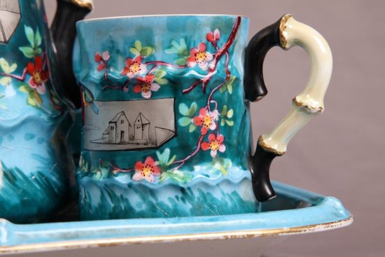 Service à Orangeade En Porcelaine Fin 19ème