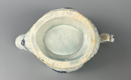 A James Pennington Liverpool gadroon moulded sauceboat  c1768-73