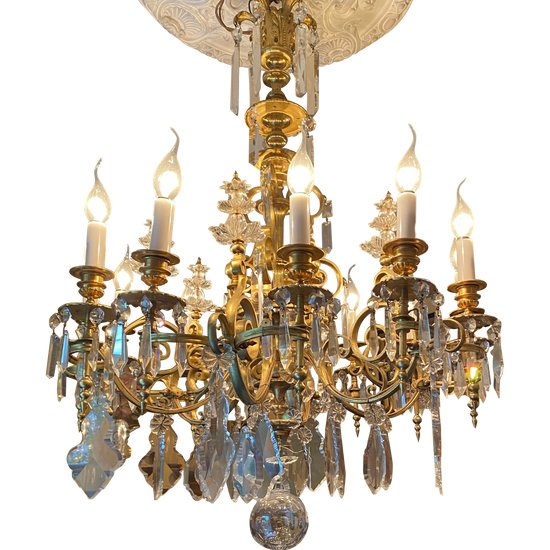 Baccarat 19th century chandelier