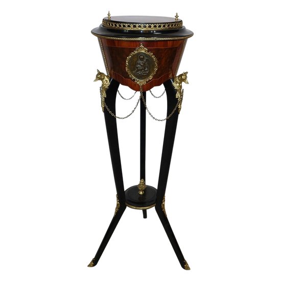 Athénienne en bois précieux, époque Napoléon III – Milieu XIXe