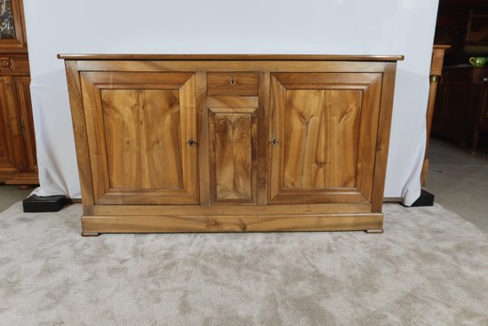 Credenza Boiserie in Noce - Fine XIX Secolo