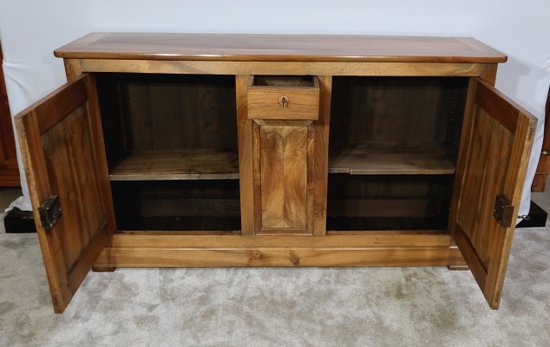 Credenza Boiserie in Noce - Fine XIX Secolo