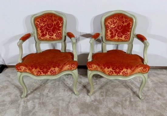 Paire de petits Cabriolets, style Louis XV – XIXe