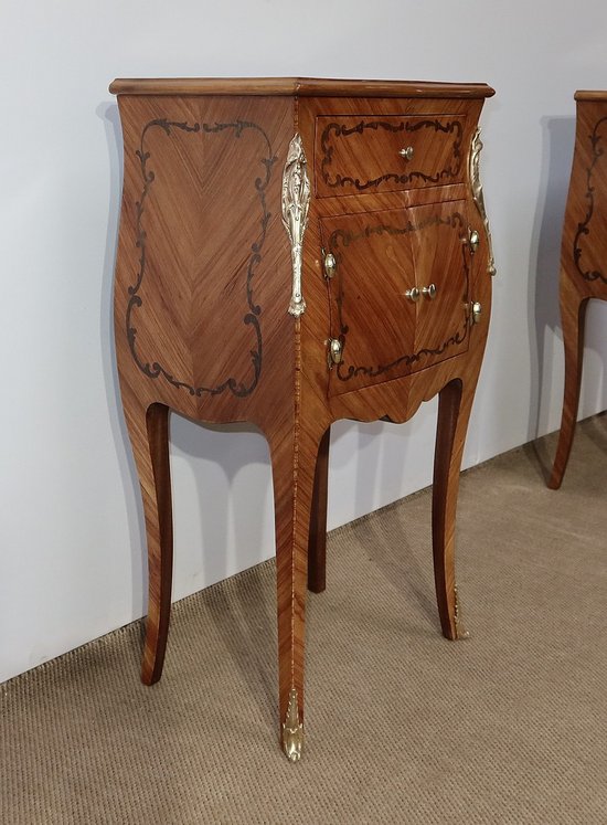 Paire de Petits Meubles de Salon, style Louis XV – Début XXe