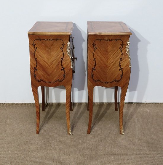 Paire de Petits Meubles de Salon, style Louis XV – Début XXe