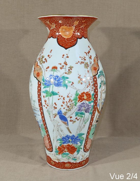 Grande vaso in porcellana giapponese - Fine del XIX secolo