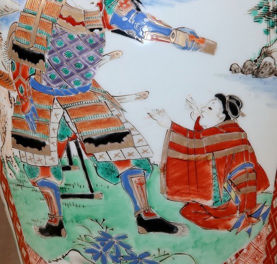 Grande vaso in porcellana giapponese - Fine del XIX secolo
