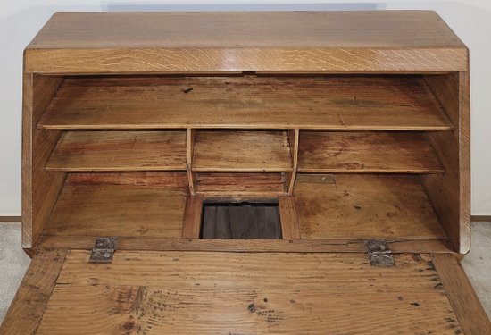 Small Bureau de Pente in oak, Directoire style - 2nd part of the 19th century