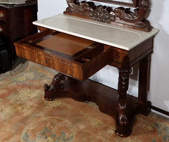 Importante Scrittoio in Mogano, Epoca di Restauro - Inizio XIX Secolo
