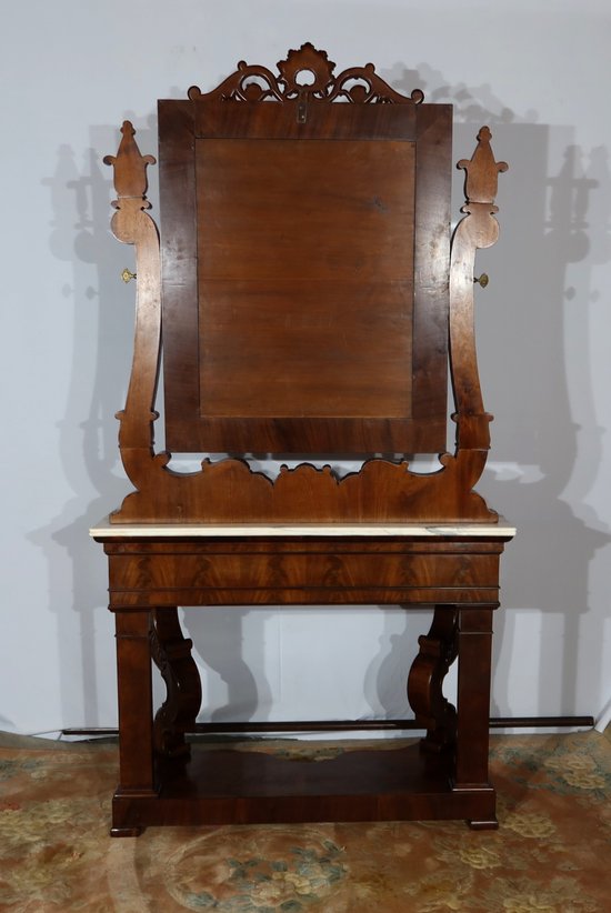 Importante Scrittoio in Mogano, Epoca di Restauro - Inizio XIX Secolo