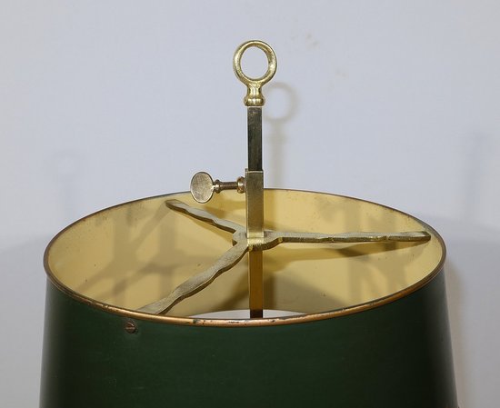 Bouillotte-Lampe aus vergoldeter Bronze, Empire-Geschmack – 1900