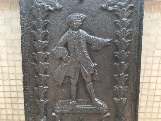 Plaque De Côté De Cheminée ancienne d'époque 18ème