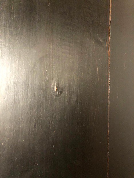 Showcase two doors in blackened wood, Napoleon III