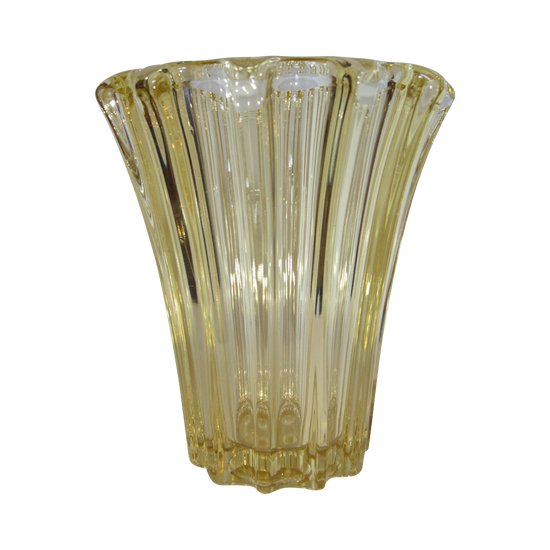 Vase en verre signé P D'Avesn