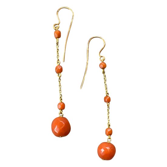 Coral Earrings Ref 385.78