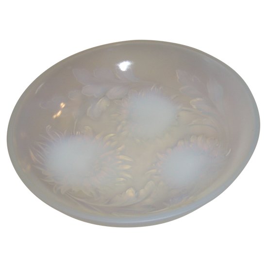 Coppa in vetro opalescente periodo art déco circa 1930