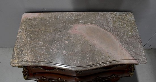 Commode Tombeau en Acajou Blond, style Régence – Milieu XXe