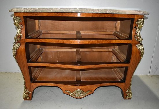 Commode Tombeau en Acajou Blond, style Régence – Milieu XXe