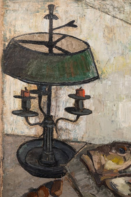 Nature-morte Au Poisson, Ginette Rapp (1928 - 1998)