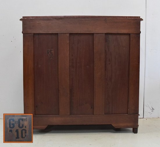 Small display case in Blond Walnut, Napoleon III period - 19th century