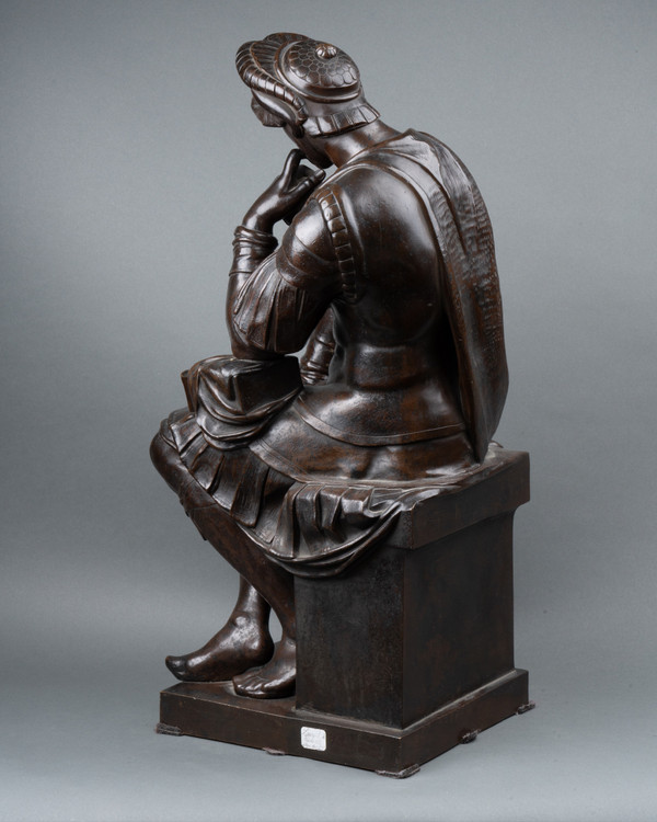 Bronze Laurent De Médicis D’après Michel-ange, XIXe Siècle