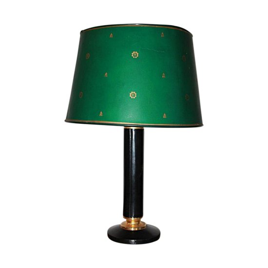 Lamp In The Taste Of Adnet Signed Le Tanneur